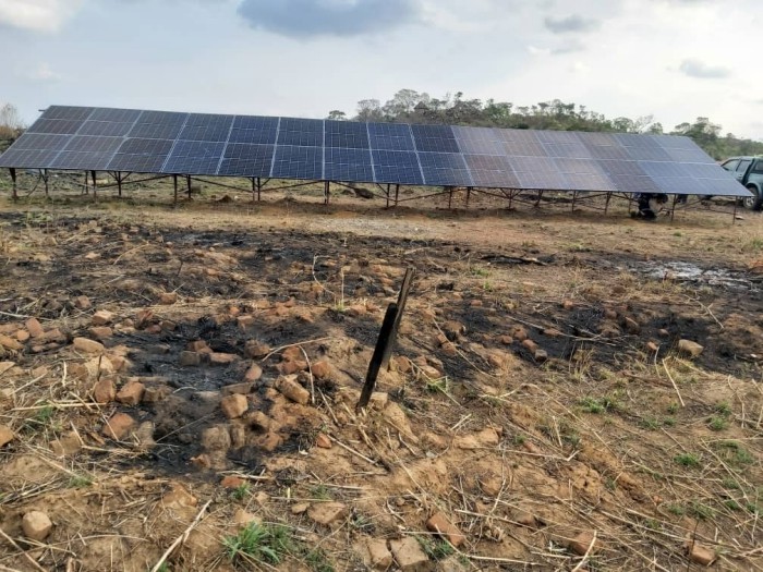 11kw solar pump system in Zimbabwe