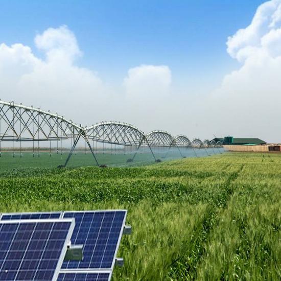 Solar landwirtschaftliche Bewässerung.