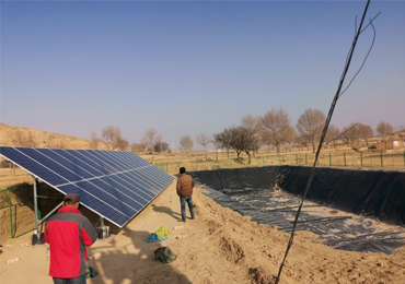 5.5kw und 15kw Solarpumpensystem in Shaanxi