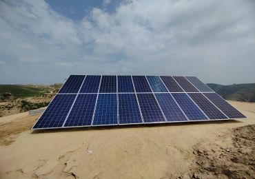 Solarpumpensystem mit 3 kW/4 kW/5,5 kW im Landkreis Zizhou, Stadt Yulin, Provinz Shaanxi
