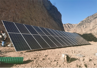 7.5kw-Solarpumpensystem in der Stadt Yulin, in der Provinz Shaanxi
