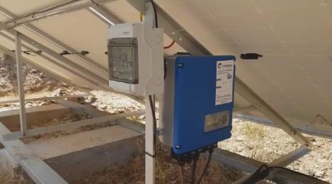 1,1-kW-Solarpumpensystem in Portugal
